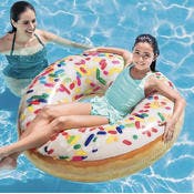 Inflatable Pool Floats - Iced Donut, 45"
