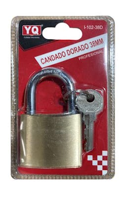 Padlocks - Brass, 1.5", 2 Keys