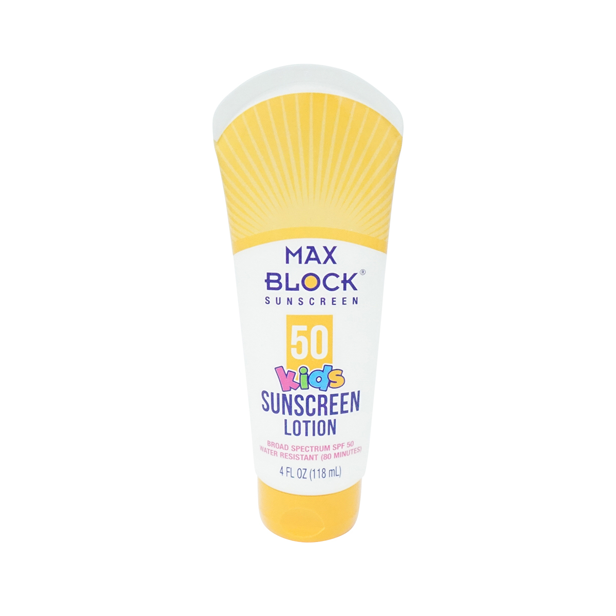 Wholesale Max Block Sunscreen Lotion SPF 50 4 oz. DollarDays