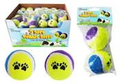 Dog Toy Tennis Balls, Assorted, 2 Pack