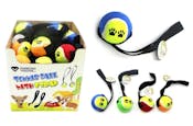 Dog Toy Tennis Balls w / Straps - Assorted