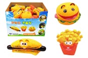Squeaky Dog Toys, Assorted Food