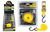 Heavy Duty Ratchet Tie Downs, Assorted