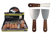 Wood Handle Putty Knives, 1"-3"