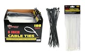 Cable Ties - 8", 100 Piece