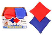 Bean Bags, 5" - Red and Blue