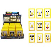 LED Emoji Night Light Switch, Assorted