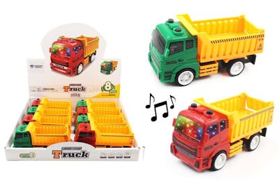 Dump Trucks with Light and Sound - Assorted