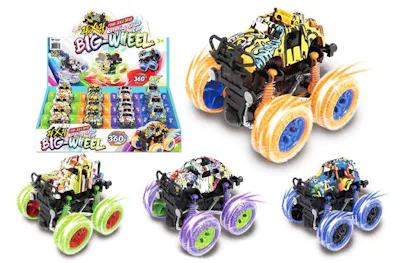 Big Wheel Trucks with Graffiti - Assorted