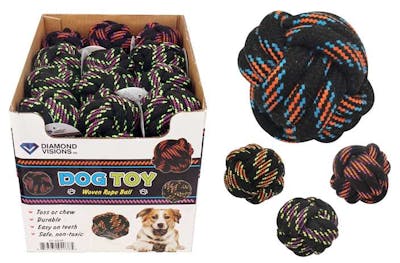 Woven Rope Dog Toy Balls