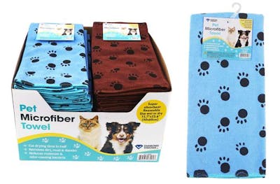 Microfiber Pet Towels - Assorted Colors