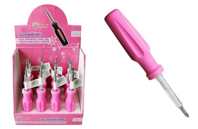 6-in-1 Screwdrivers, Pink