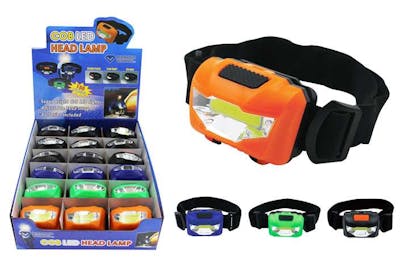 COB LED Head Lamps, Assorted