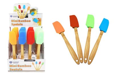 Mini Bamboo Spatulas, Assorted