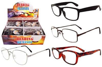 Reading Glasses, Assorted Styles &amp; Colors