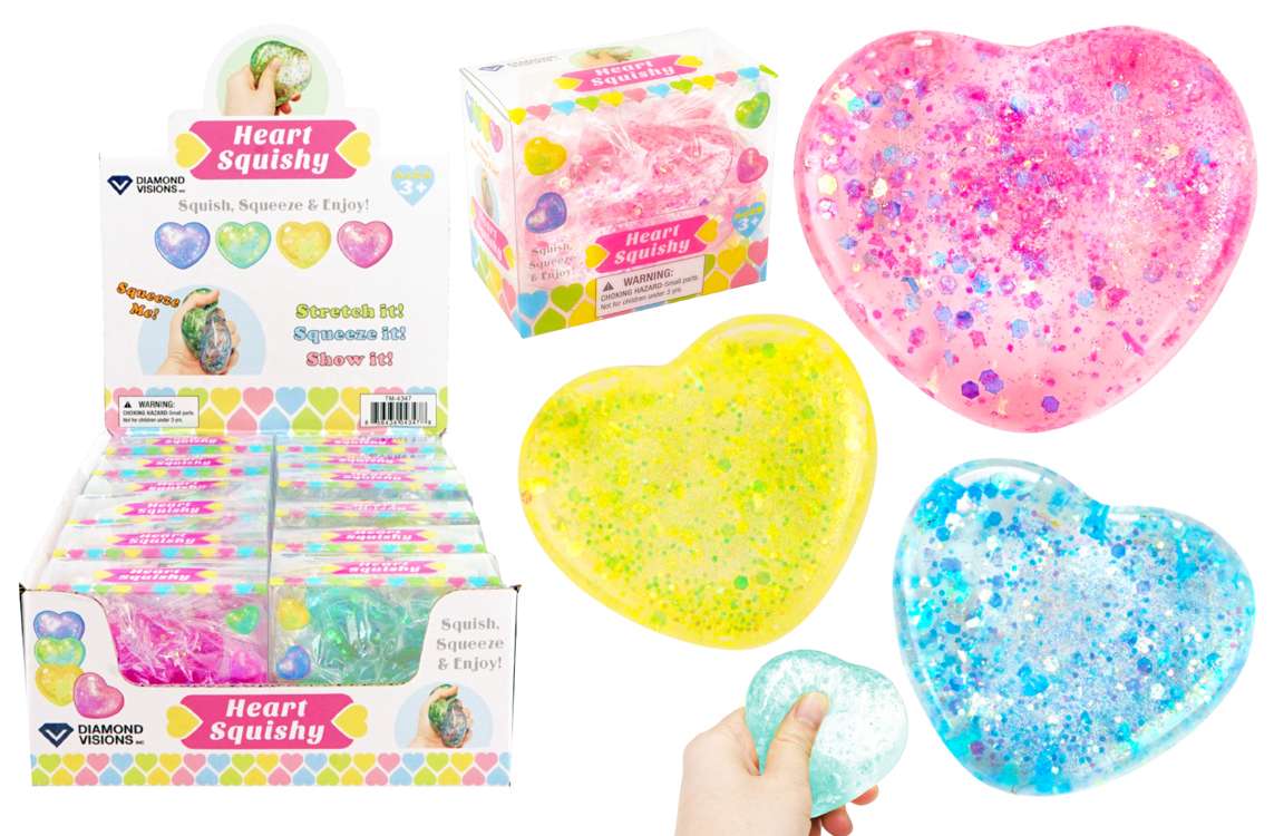 Heart Squishy - Assorted | DollarDays