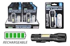 Rechargeable Mini Tactical COB LED Flashlight - Black image number null