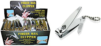 Bulk Promotional Nail Clipper w/ Fold Out Nail File $1.31