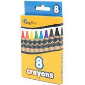 BigBox Crayons, 8ct.