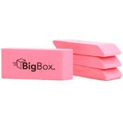 BigBox Wedge Erasers, Pink