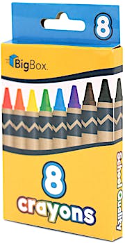 Ultra-Clean Washable Crayons, Large, 8 Colors/Box  Emergent Safety Supply:  PPE, Work Gloves, Clothing, Glasses