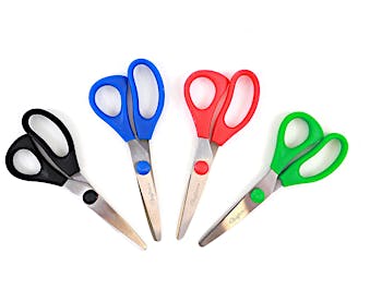 24 Pack Blunt Tip Kids Scissors for Classroom, Bulk Student Scissors for  Crafts, DIY Projects (3 Colors)