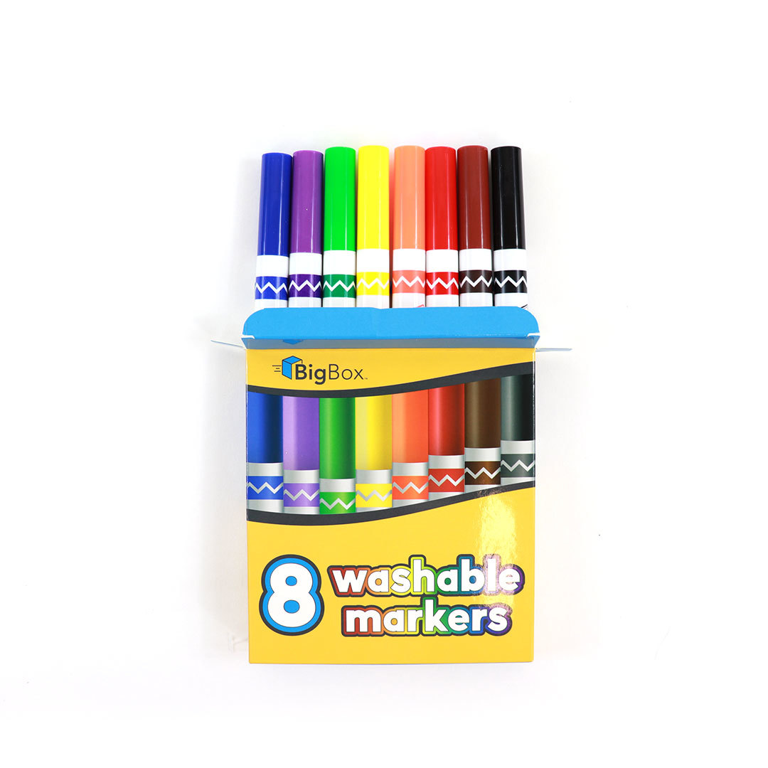 Wholesale Washable Markers - Non-toxic, 10 Count - DollarDays