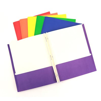 Wholesale Two Pocket Pronged Folders - 144 Count