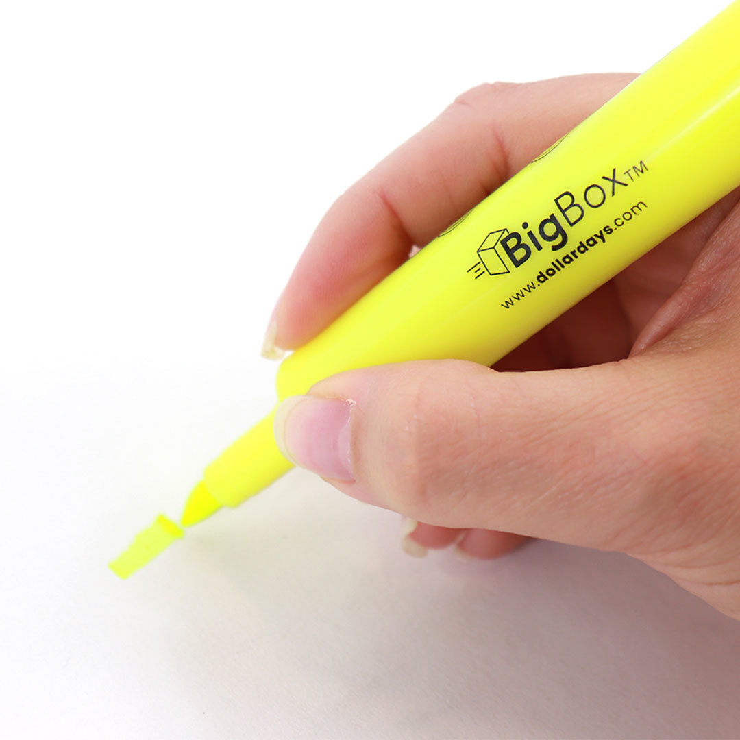 Bulk Yellow Highlighters with Chisel Tip