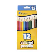 BigBox Pre-Sharpened Colored Pencils - 12 Pack