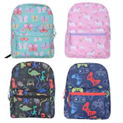 BigBox 15" Basic Printed Backpacks - Assorted