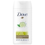 Dove Cucumber Body Wash - 0.75 oz