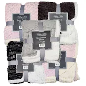 Extra Plush Throw Blanket, 50x60