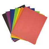 2 Pocket Folders - Assorted Colors, 3 Prongs