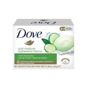 Dove Cream Beauty Bar Soaps, Cucumber Scent - 0.88 oz