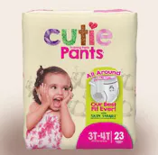 Cutie Girl's Training Pants 3T-4T