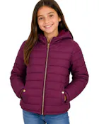 Girls' Reversible Sherpa-Lined Jacket - Size 4-6X, Plum