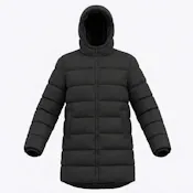 America's Supplier's Unisex Long Sherpa Coat, Black, Large
