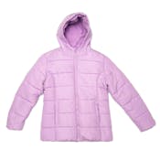 Women's Fleece-Lined Hooded Puffy Jackets - Lilac, S-XL