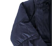 Women's Solid Puffer Jackets, Navy, Medium