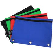 BigBox 3-Ring Pencil Pouches - 96 Count, Assorted Colors