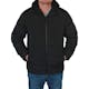 Men's Hooded Fleece Lined Jacket - Black, S-XL (3 of 5)