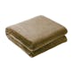 America's Suppliers Twin Plush Blanket - Brown, 66x90