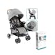 Contours Quick Lightweight Travel Stroller, Compact Newborn Stroller, Gray (1 of 11)