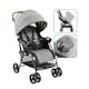 Contours Quick Lightweight Travel Stroller, Compact Newborn Stroller, Gray (3 of 11)