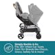 Contours Quick Lightweight Travel Stroller, Compact Newborn Stroller, Gray (4 of 11)