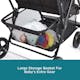 Contours Quick Lightweight Travel Stroller, Compact Newborn Stroller, Gray (9 of 11)