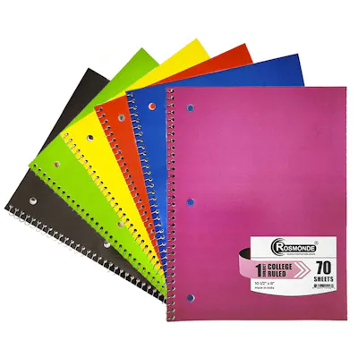 1 Subject Notebook - College Rule