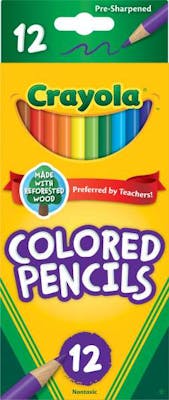 Crayola Presharpened Colored Pencils - 12 Count