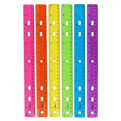 BigBox Rulers, Assorted, 12"